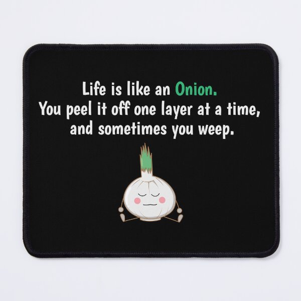 Item preview, Life Is Like An Onion Vegetable Shirt Funny Gift Tee designed and sold by haselshirt.