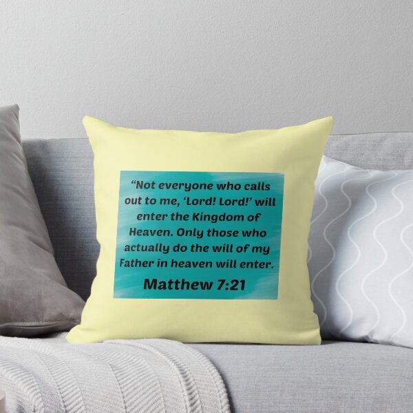 Item preview, Bible Verse Matthew 7:21 designed and sold by Prayingwarrior.