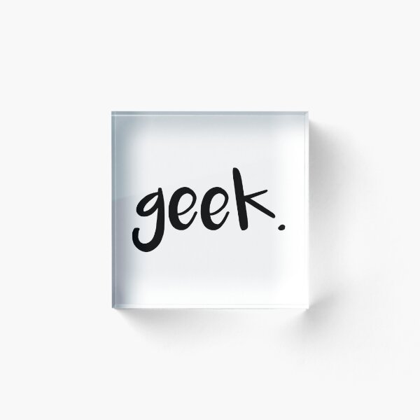 Artikelvorschau, Geek - schwarz entworfen und verkauft von inphocus.