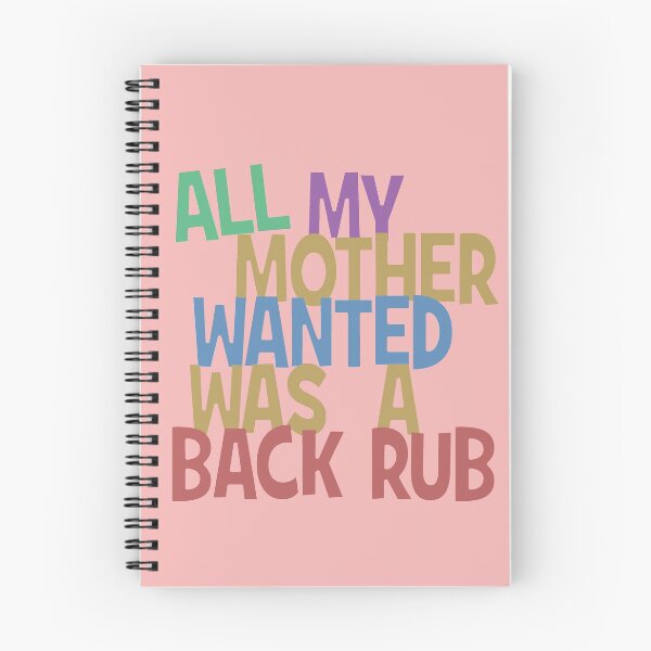 Item preview, All my mummy wanted was a back rub designed and sold by Mad Monkey Shop.