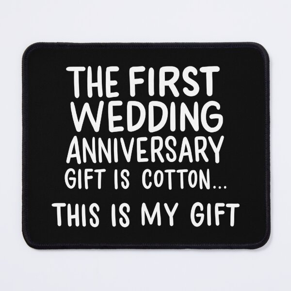 Item preview, First Wedding Anniversary Gift Is Cotton 1 year Married designed and sold by haselshirt.