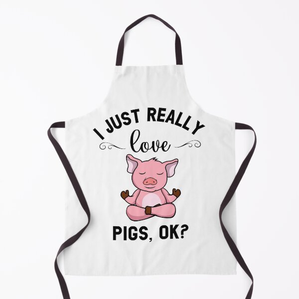 Item preview, I Just Really Love Pigs Ok Funny Cute Yoga Pose Pig Baby designed and sold by Mariano Topno.
