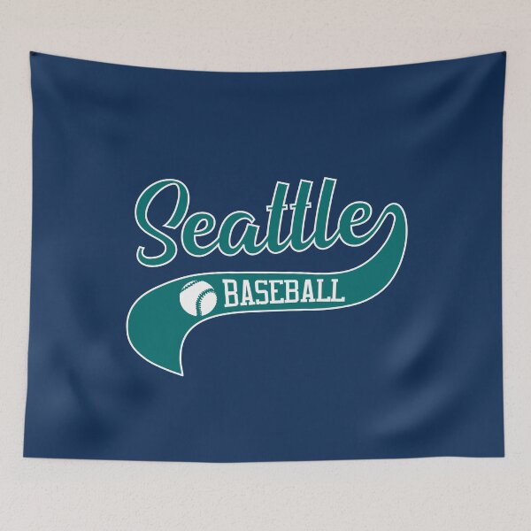 Item preview, Retro Seattle Baseball Vintage Swoosh designed and sold by pixeljamz.
