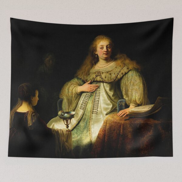 Item preview, Artemisia by Rembrandt (1634) designed and sold by allhistory.