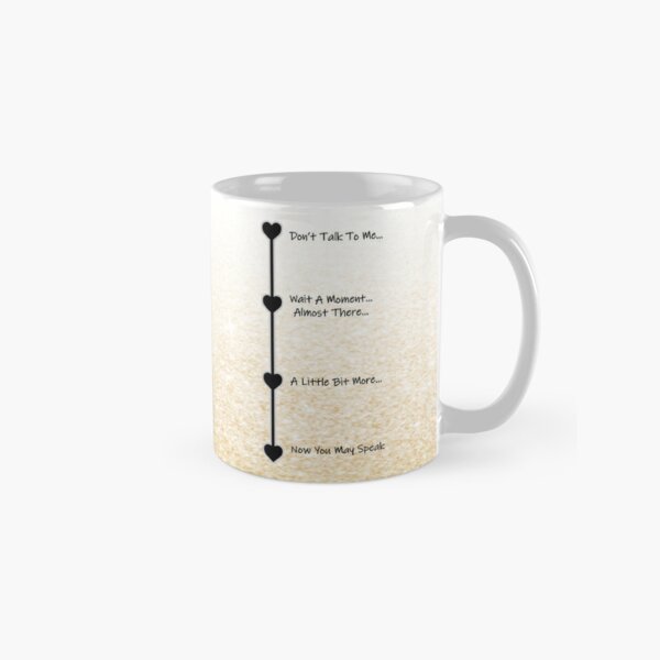 Travel Coffee Mug Ceramic with Funny Saying - $10.50