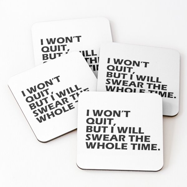 Item preview, I Wont Quit But - Funny Running  designed and sold by RunPower.