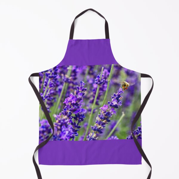 Item preview, Bee Flying Over Lavender - Kew Gardens - English Gardens designed and sold by LucaRocchini.