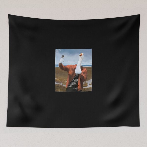 Item preview, Human Duck Taking A Selfie Oil Painting designed and sold by mrkedi123.