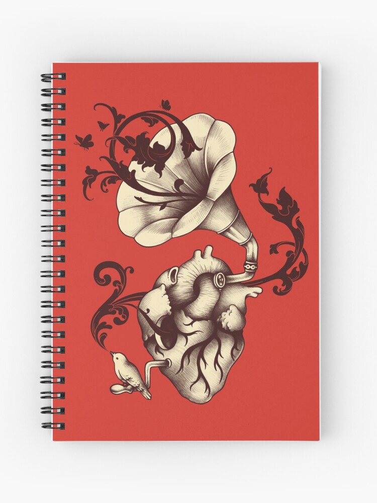 Cuaderno De Espiral Escucha A Tu Corazon De Buko Redbubble