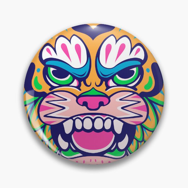 Item preview, Tiger Tattoo Face 2 designed and sold by machmigo.