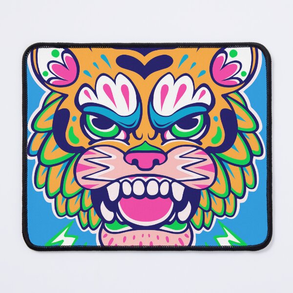 Item preview, Tiger Tattoo Face 2 designed and sold by machmigo.