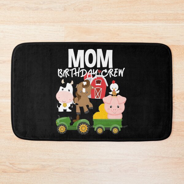 Item preview, Mom Birthday Crew Farm Animals Barnyard Tractor Bday Party designed and sold by PameGraha.