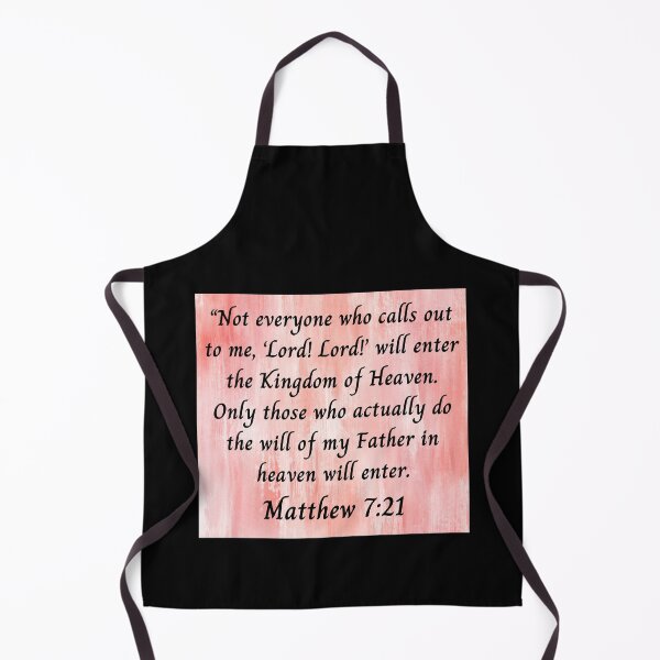 Item preview, Bible Verse Matthew 7:21 designed and sold by Prayingwarrior.