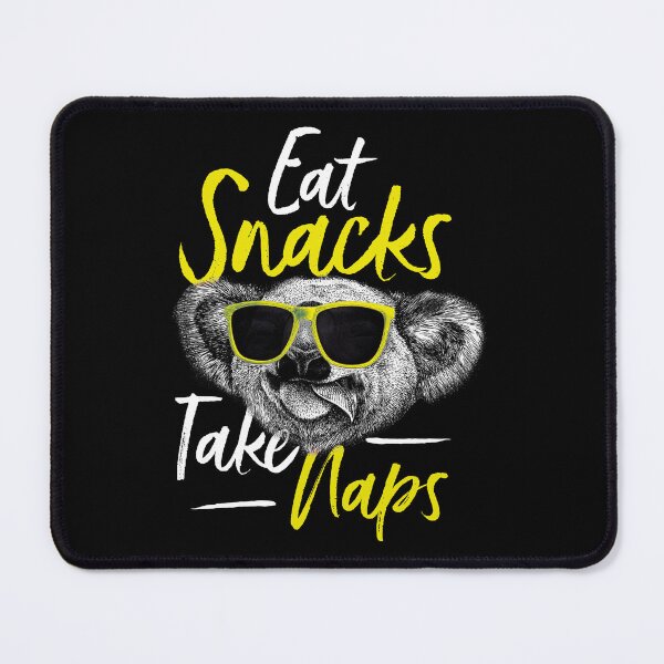 Item preview, Eat Snacks Take Naps Cute Koala Bear Gift designed and sold by haselshirt.