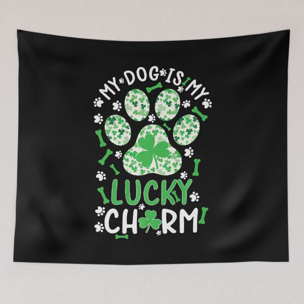 Item preview, My Dog Is My Lucky Charm Shamrock Paw Dog St Patricks Day designed and sold by MichealExan.