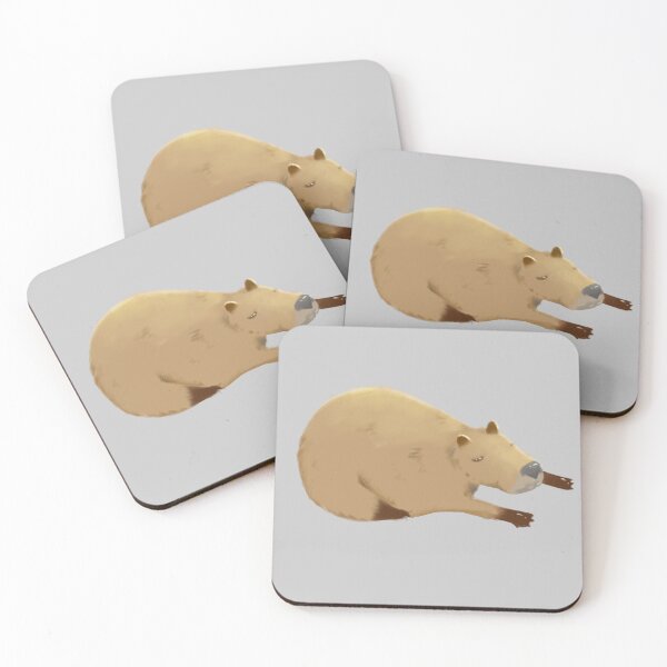 Item preview, Sleeping capybara designed and sold by Geraldine-N.