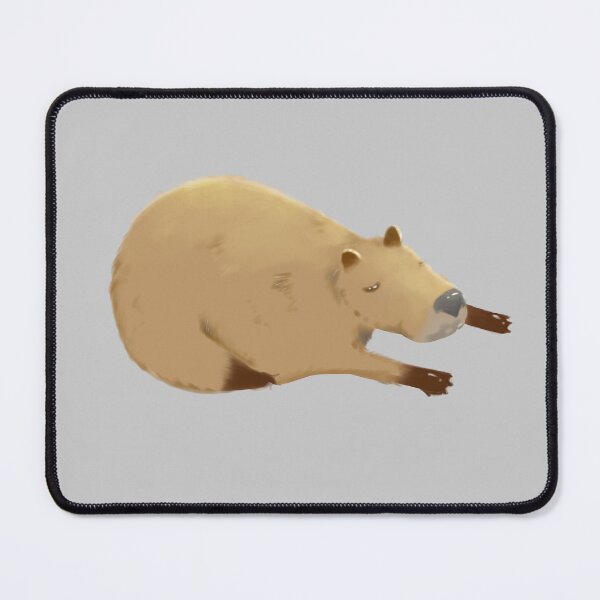 Item preview, Sleeping capybara designed and sold by Geraldine-N.