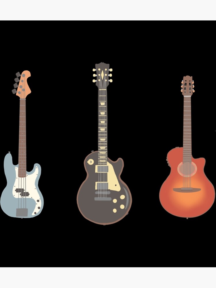 "Guitar Sticker Pack" Poster for Sale by oniejoujs2 Redbubble