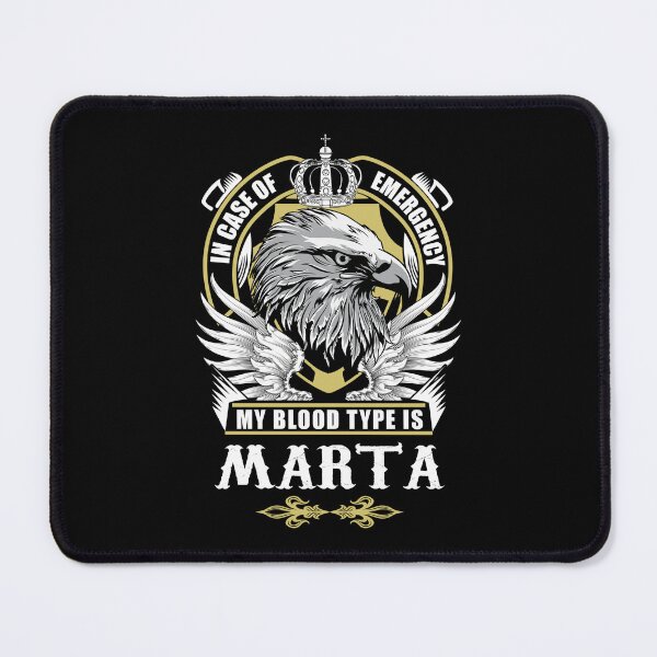 Item preview, Marta Name T Shirt - In Case Of Emergency My Blood Type Is Marta Gift Item Tee designed and sold by anthonyodo.
