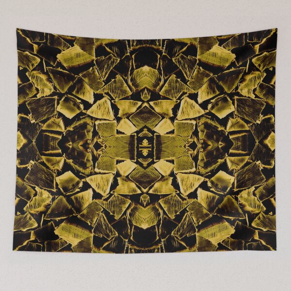 Item preview, Gold Wood Stack Medallion Pattern designed and sold by SunshineWalker.