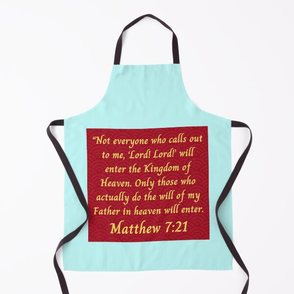 Item preview, Bible Verse Matthew 7:21 designed and sold by Prayingwarrior.