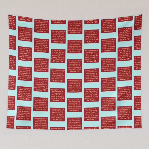 Item preview, Bible Verse Matthew 7:21 designed and sold by Prayingwarrior.