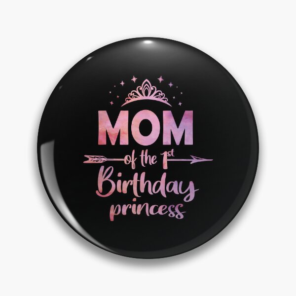 Item preview, Mom Of The 1st Birthday Princess Girl One Years Old BDay designed and sold by PameGraha.