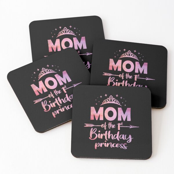 Item preview, Mom Of The 1st Birthday Princess Girl One Years Old BDay designed and sold by PameGraha.
