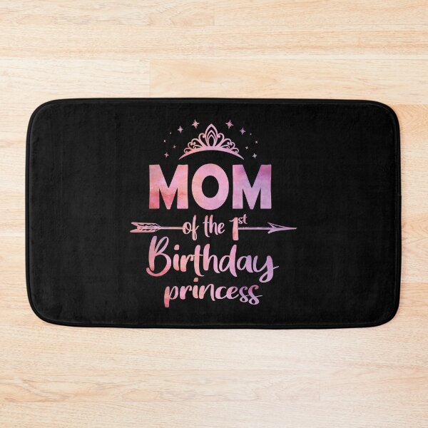 Item preview, Mom Of The 1st Birthday Princess Girl One Years Old BDay designed and sold by PameGraha.