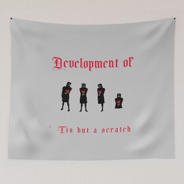 Item preview, Development of 'Tis but a scratch! designed and sold by Monkyra.