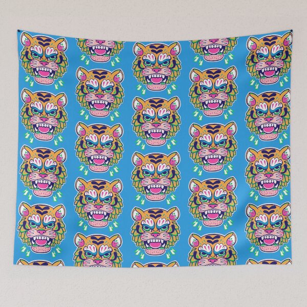 Item preview, Tiger Tattoo Face 2 designed and sold by machmigo.