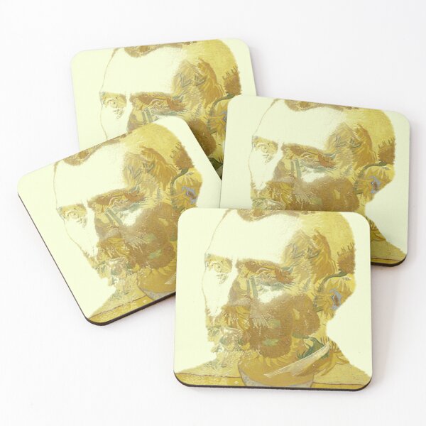 Item preview, Vincent Van Gogh Sunflower Portrait designed and sold by DefectivePortal.