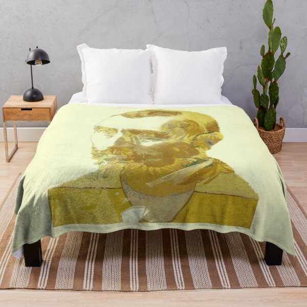 Item preview, Vincent Van Gogh Sunflower Portrait designed and sold by DefectivePortal.
