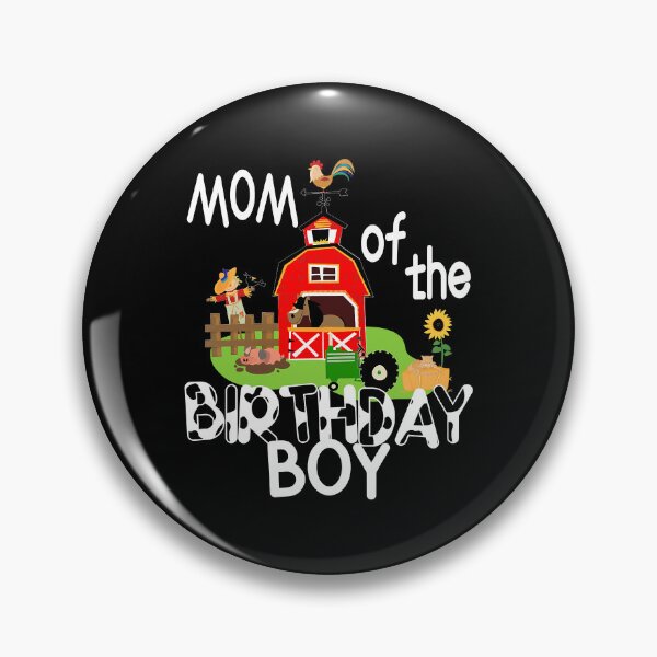 Item preview, Mom Of The Birthday Boy Barnyard Farm Animals Tractor Party designed and sold by PameGraha.