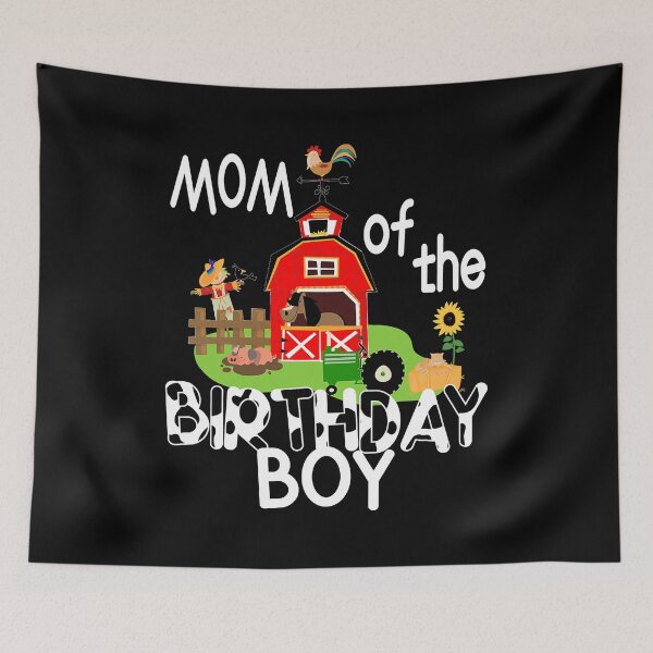 Item preview, Mom Of The Birthday Boy Barnyard Farm Animals Tractor Party designed and sold by PameGraha.