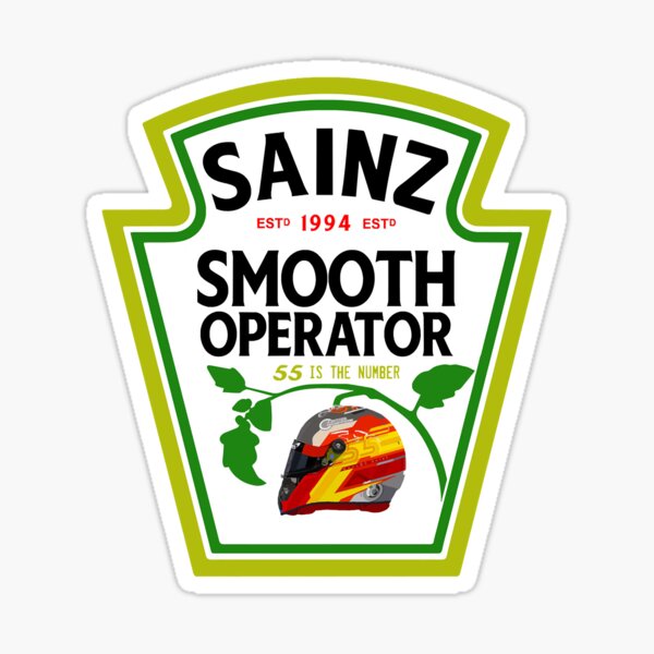 Carlos Sainz Smooth Ketchup  Sticker