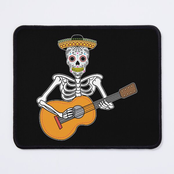 Item preview, Funny Calavera Playing Guitar Day of The Dead Guitarist Gift designed and sold by haselshirt.