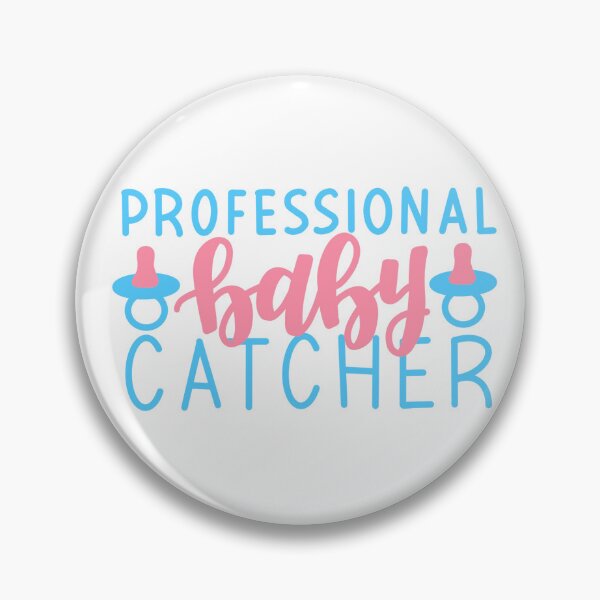 Item preview, Professional Baby Catcher, Midwife, Labor and Delivery Nurse designed and sold by tbcalligraphy.