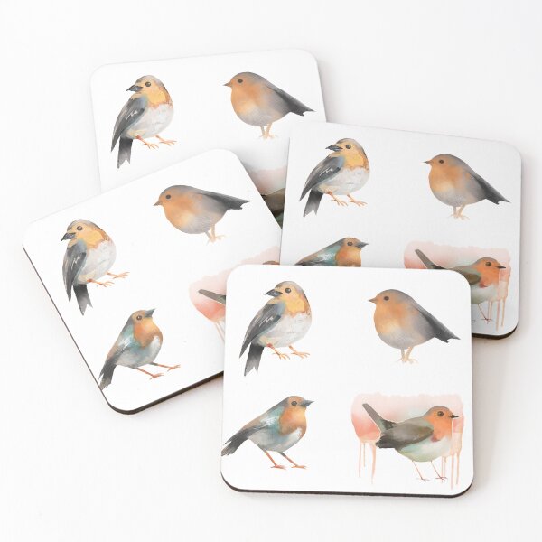 Item preview, Four Robins designed and sold by TheDaysIdeas.