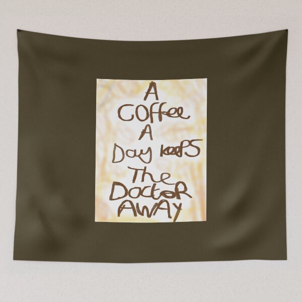 Item preview, Copy of A coffee a day keeps the fluff away designed and sold by ArtistRebeccaLS.