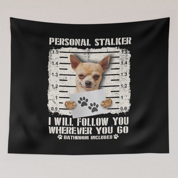 Item preview, Personal Stalker Chihuahua Dog Arrested Jail Photo designed and sold by MichealExan.