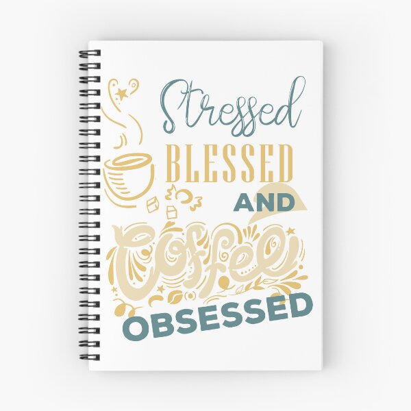 Item preview, Stressed Blessed And Coffee Obsessed designed and sold by lefdaouired.