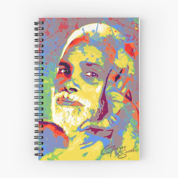 Item preview, Modern Abstract Colourful Painting Ramana Maharshi designed and sold by gargeesuresh.