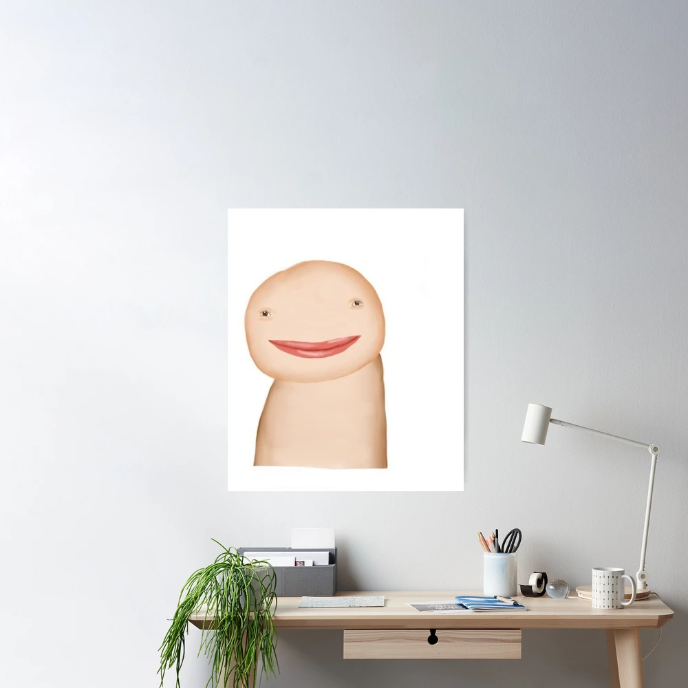 dream face reveal meme Poster for Sale by bestizeyy