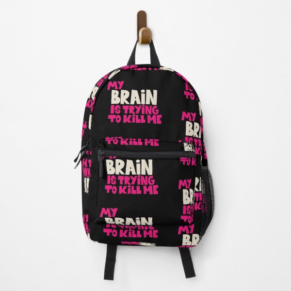 Item preview, My Brain is trying to kill me! Wacky crazy and funny t-shirt and sticker designs. designed and sold by Boogosh.