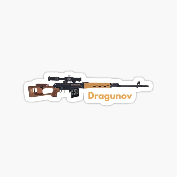 Vista previa del artículo con la obra «Rifle de francotirador soviético Dragunov SVD-63», diseñado y vendido por NorseTech.