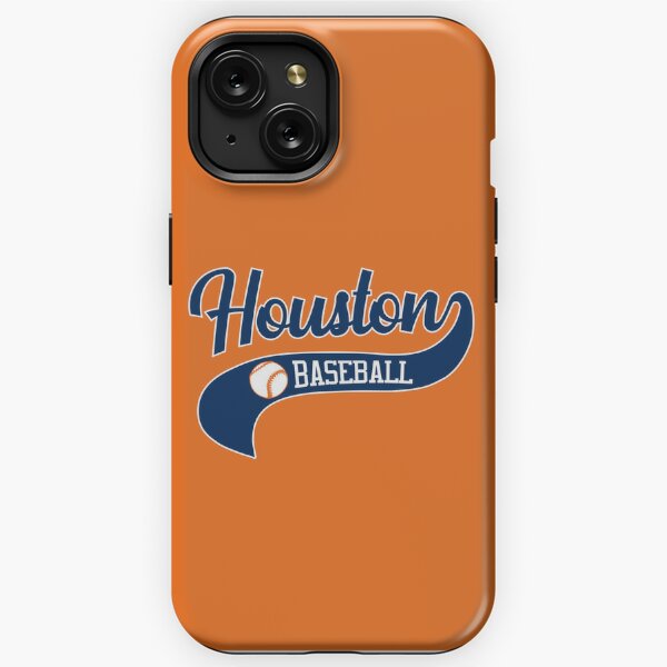 Houston Astros iPhone X/Xs Stripe Clear Case