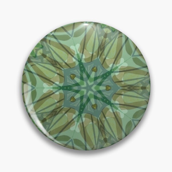Item preview, Kaleidoscope- Geometric Echoes-Green  designed and sold by mindmaster007.