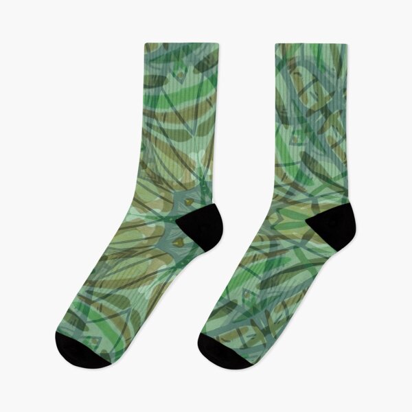 Item preview, Kaleidoscope- Geometric Echoes-Green  designed and sold by mindmaster007.