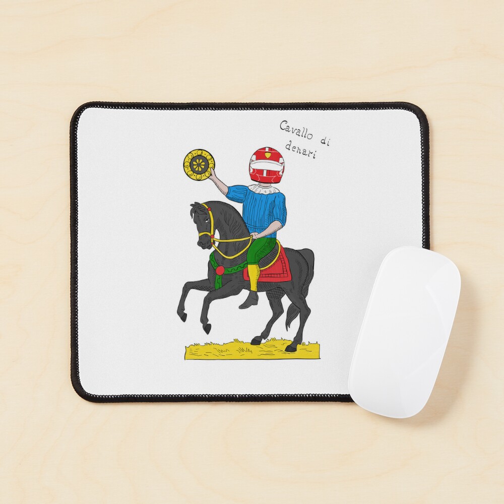 Tarjetas de felicitación for Sale con la obra « Charles Leclerc Denarii,  Caballo (Cavallo di Denari) Carta siciliana» de Andrea Anastasio | Redbubble